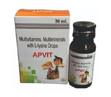  pharma pcd franchise products of apkavit life haryana  -	paedia drop apvit.JPG	